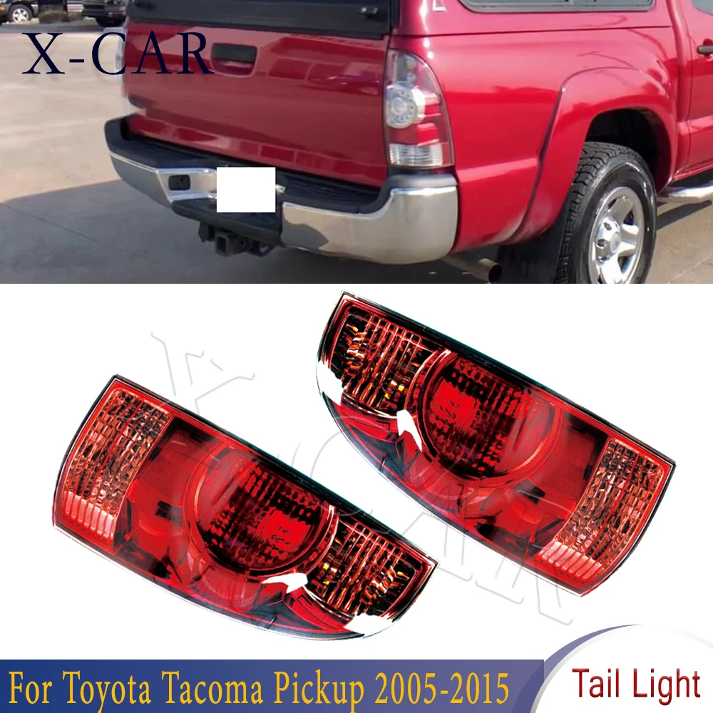 

X-CAR Left/Right Fog Light with Wire Rear Tail Light Assembly Brake Lamp For Toyota Tacoma Pickup 2005-2015 Tail Light Assembly