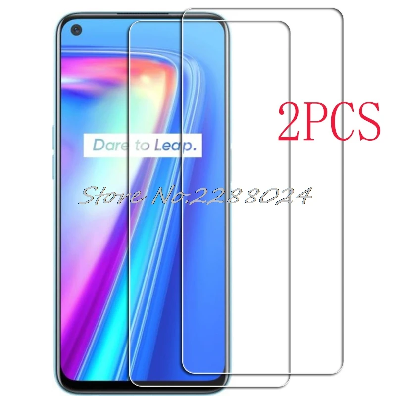 2PCS FOR Realme 7 Global Tempered Glass Protective On OPPO Realme7 Pro 7PRO PRO 7i RMX2155 RMX2170 Screen Protector Film Cover