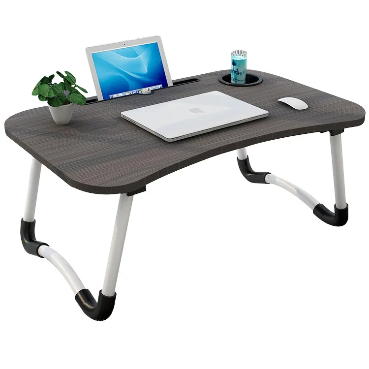 

Wholesale MDF made steel pipe feet Laptop desk mini lazy Computer desk in bed