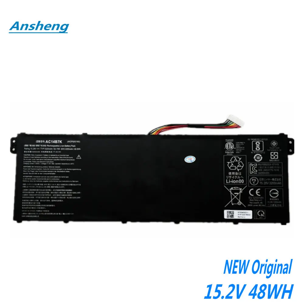 

NEW AC14B7K 41CP5/57/80 Laptop Battery For Acer Spin 5 SP515-51GN,Swift SF314-52,Nitro 5 SPIN NP515