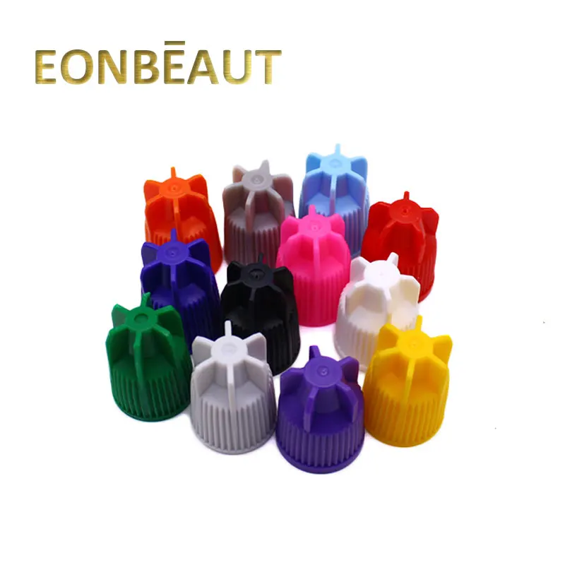 EONEBAUT Colorful Hexangular Lash Glue Cap Wholesale For Eyelash Extensions Glue Packaging Bottle Liquid Container Beauty Shop