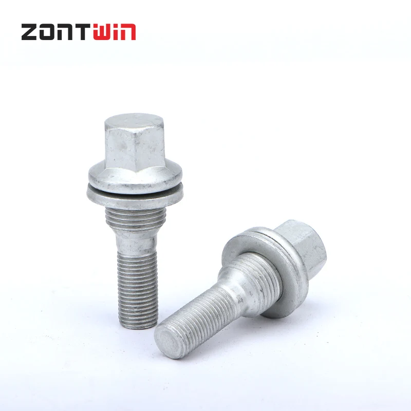 16/20Pieces Car Alloy Wheel Nuts Bolts Screw For Peugeot-206/208/301/307/308/407/408 Citroen Thread length 28/40/45mm M12x1.25