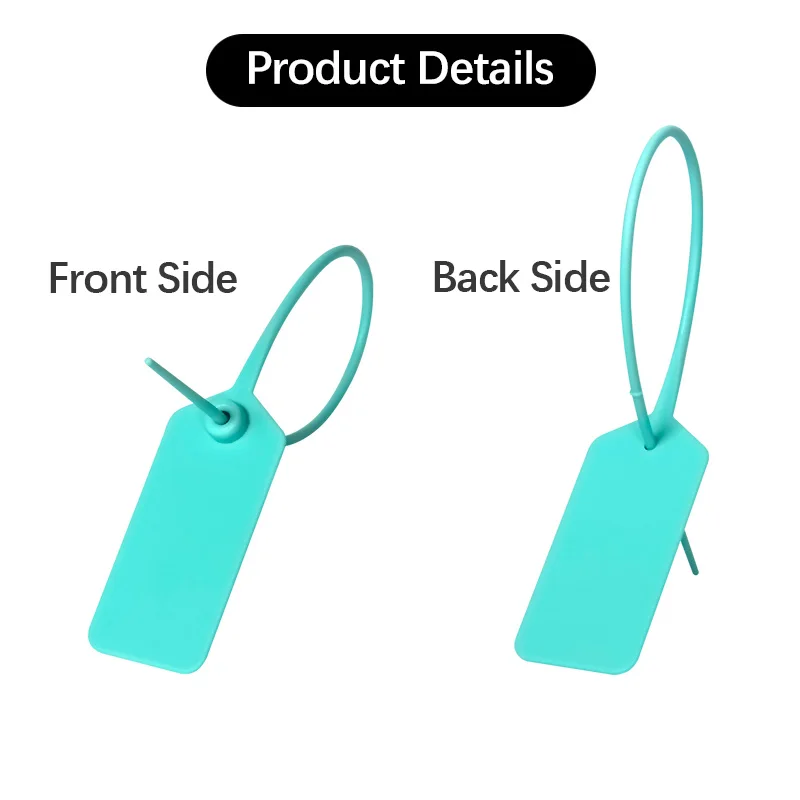 100Pcs Custom Logo Disposable Plastic Security Seals Anti-tamper Cable Ties for Logistics Container Sneaker Clothing 285mm 11\