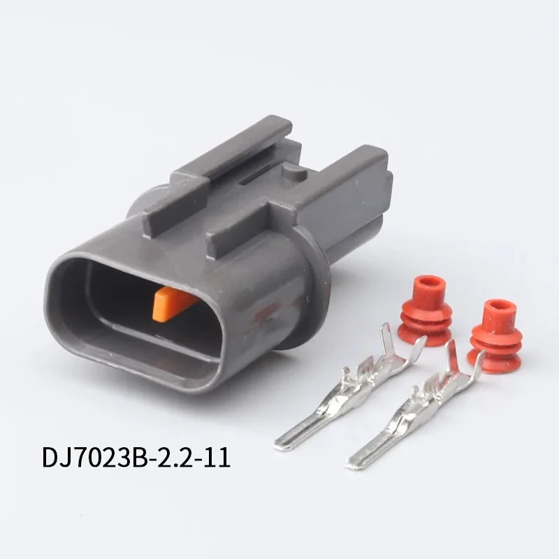 PK501-02120 500pcs 2Pin 2.2mm male Auto Motorcycle Electronic Wiring Connector for AUdi,VW,BMW, Honda,Toyota,Ford DJ7023B-2.2-11