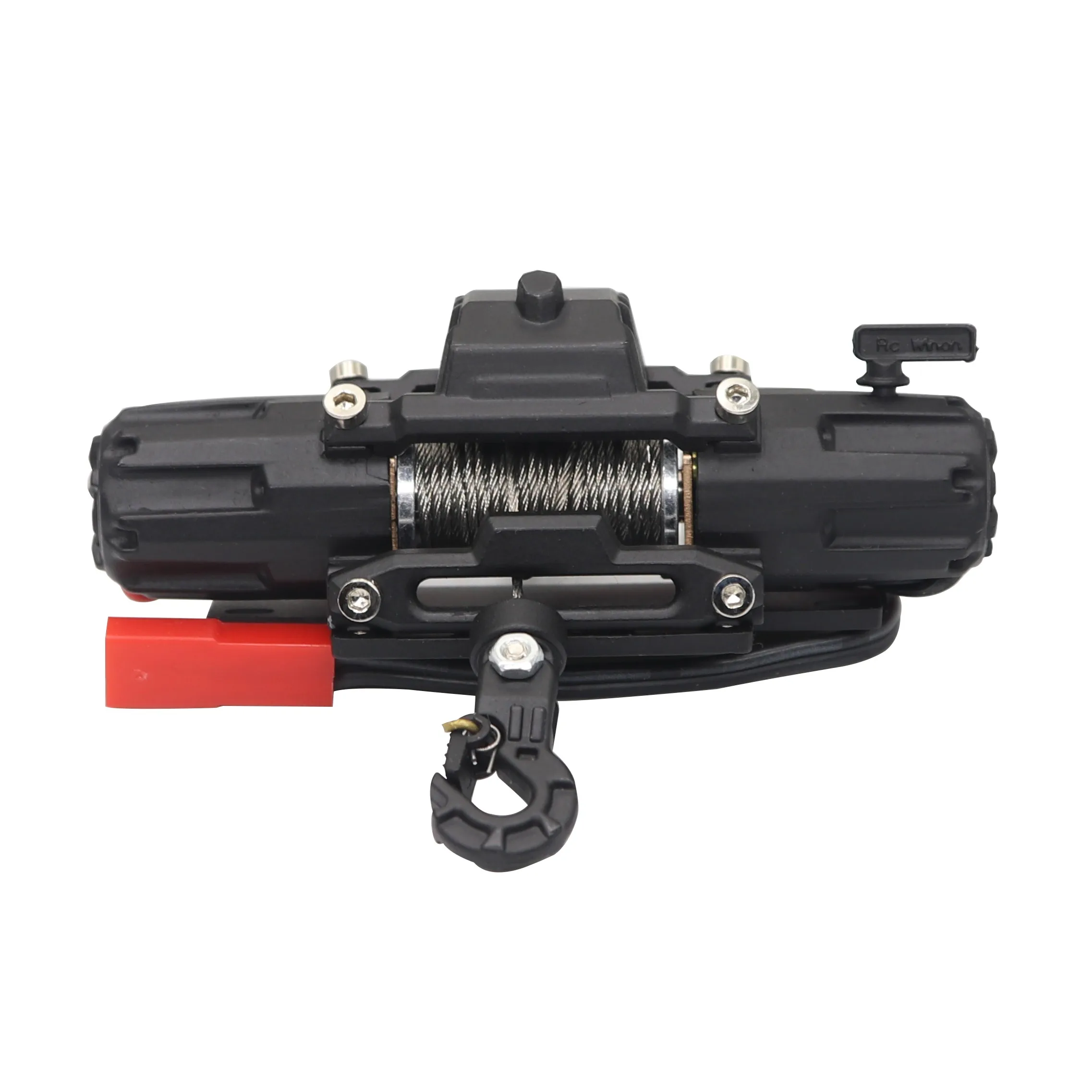 Metalowy automatyczny System zdalnego sterowania wciągarką dla 1:10 gąsienica RC oś samochodu Trax TRX4 trx6 SCX10 90046 Redcat