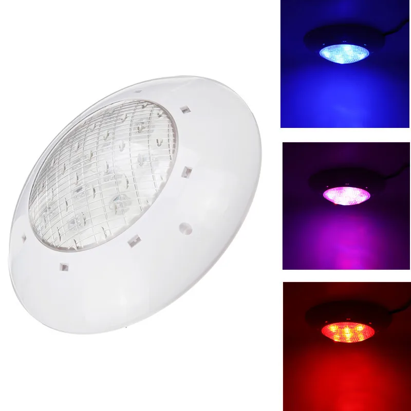 

1pcs RGB Led Swimming Pool Light IP68 Waterproof AC12V Outdoor RGB UnderWater Light for Pond Swimming Pool