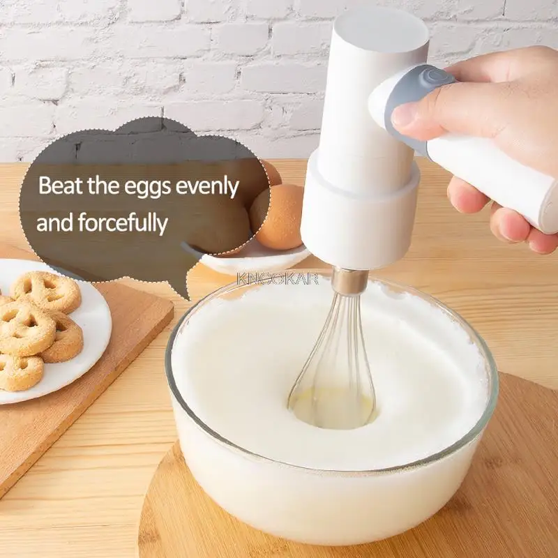 2000MAh Điện Máy Trộn Thực Phẩm Đánh Trứng Cầm Tay Be Bọt Sữa Máy Tạo Bọt Với 2 Cỏ Roi Nhà Bếp Máy Xay Sinh Tố Cho Cà Phê Sữa trứng 5V