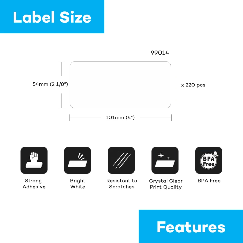 Yance LW 99014 Compatible Dymo label printer Labelwriter 450 label maker machine Tapes Address Sticker 101mm*54mm Label Writer