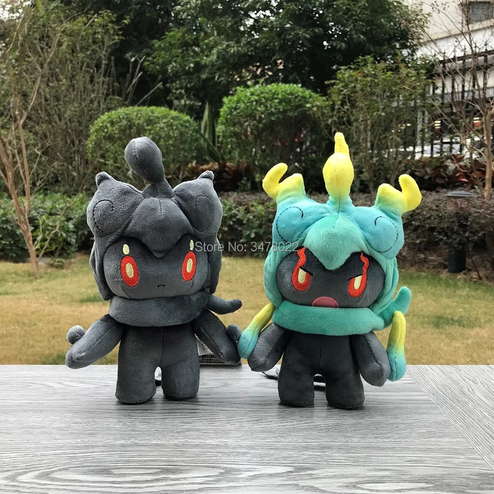 2 Style Pokemon Shiny Marshadow Plush Mythical Lovely Stuffed Toy Cartoon Doll 8"