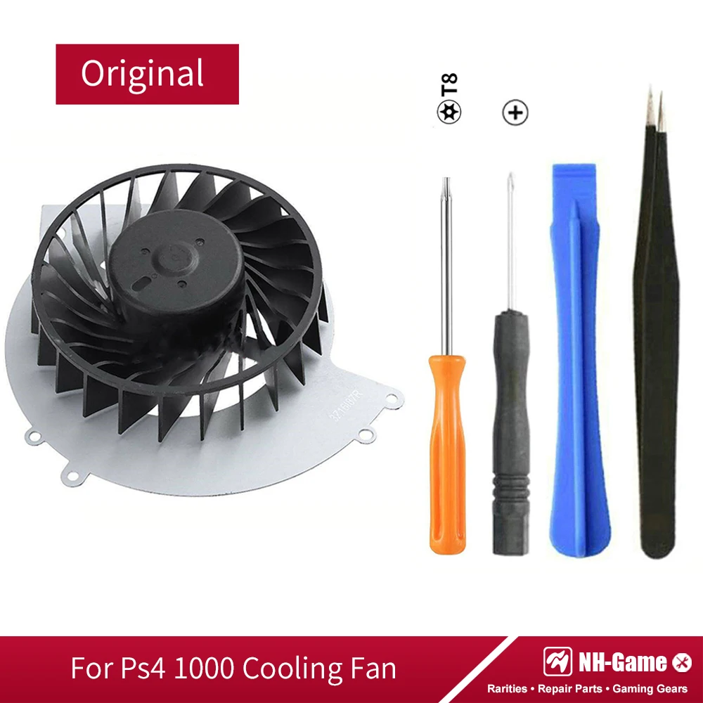 1pcs With Tools Internal Cooler Fan For PS4/Slim/Pro Console Cooling Fan For PS4 CUH-1000/1200/2000/7000 Host Silent Fan