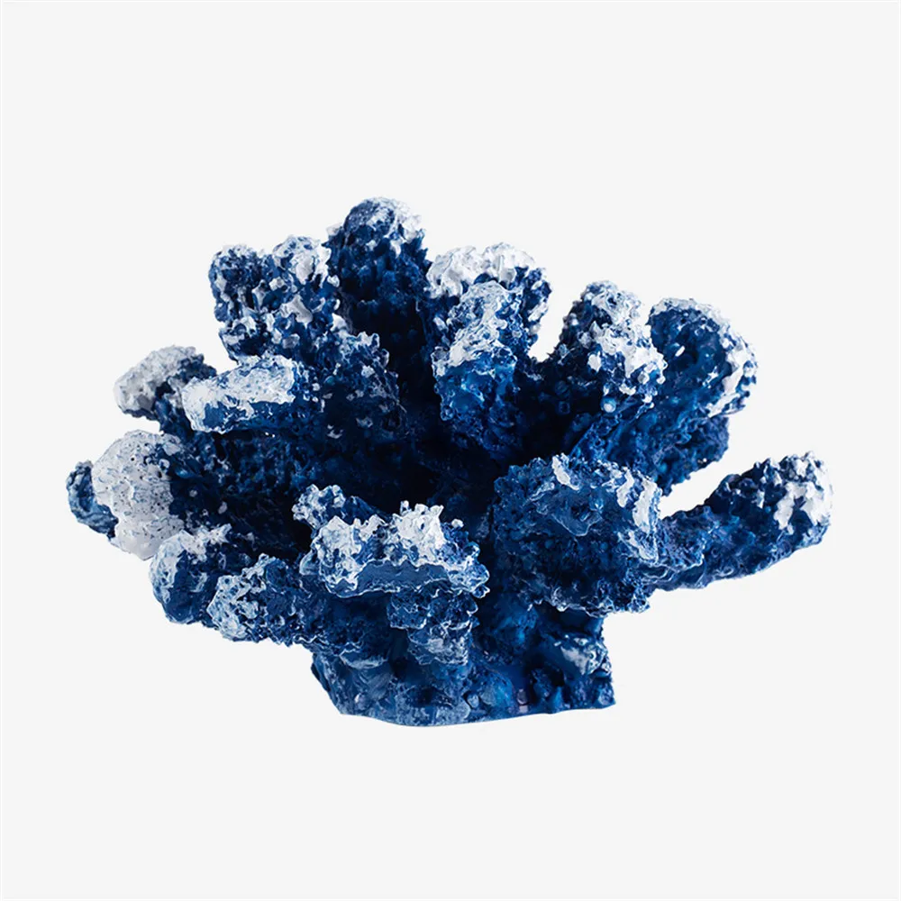 Artificial Resin Coral for Fish Tank Decoration, Marine Landscape Craft, Mediterranean, Home