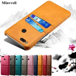 For Xiaomi 5X 6X A3 A2 A1 Mi 9 8 se Lite Card Slot Holder PU Leather Case For Xiomi Redmi 6 7 8 7A 8A Note 8 7 6 Pro Cover Capa