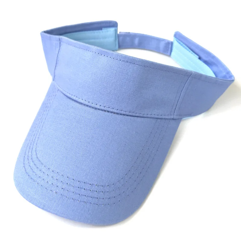 Parent-Child Summer Sun Hats Men Women Adjustable Visor UV Protection Top Empty Solid Sports Tennis Golf Running Sunscreen Cap