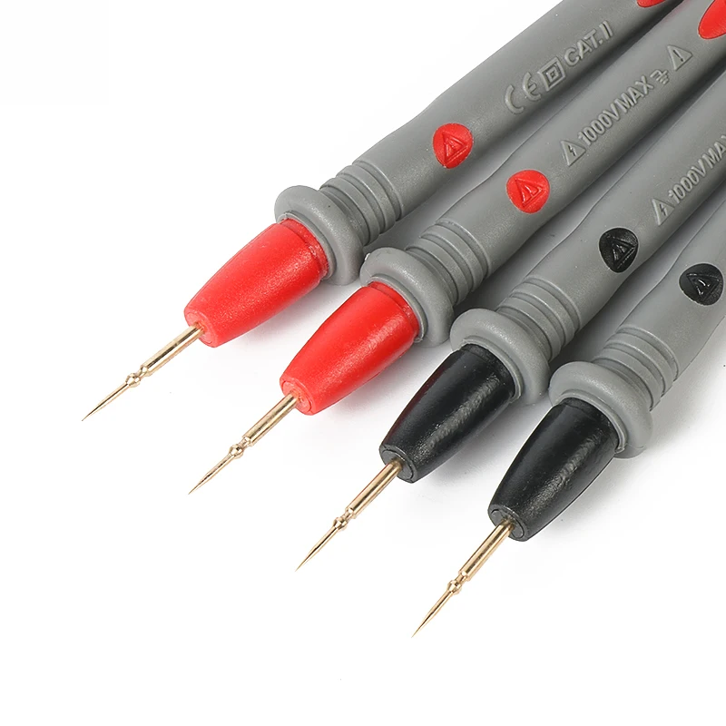 4 Stks/partij Multimetros Multimeter Meetsnoeren Probes Cooper Draden Test Lead Wire Probe Kabel Voor Ac Dc Lcd Digitale Multimeters