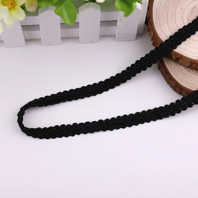 2 yards Braided Color Polyester Lace Clothing Home DIY textile Craft Sewing Accessories Ribbon lace