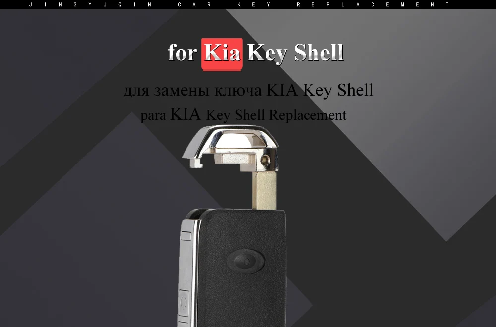 Jingyuqin Fernbedienungs-Autoschlüsselgehäuse für Kia Sportage Niro Ceed Sorento Cerato Forte Seltos Telluride 2017-2025 Smart Fob Gehäusehalter – Detail 9