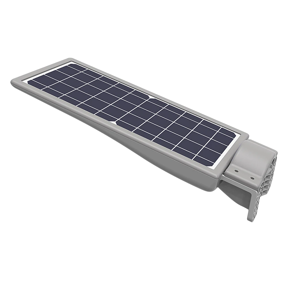 Compact 15W Solar Street Light Energy Saving Exclusive Garden Panel LED Dusk to Dawn Remote Control Pole Surface Mounting