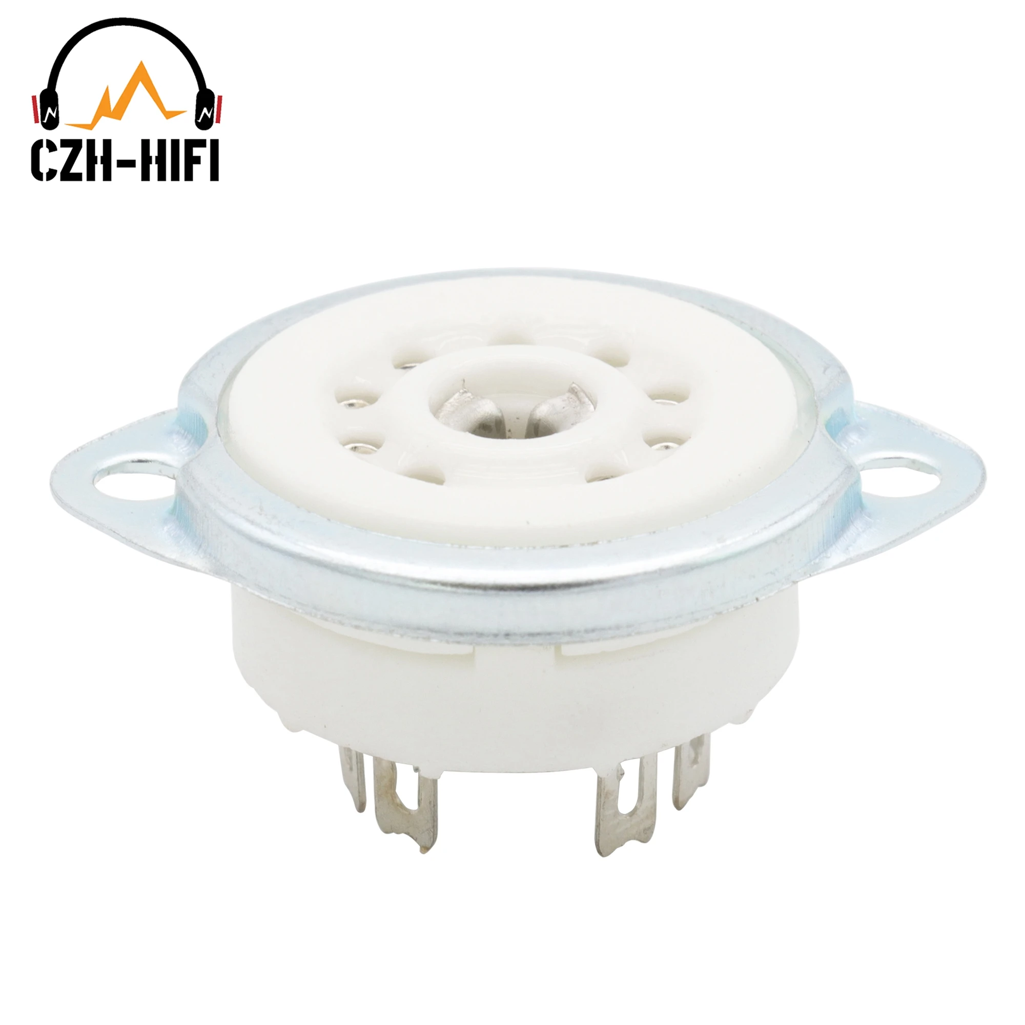 9pin B9A Rohr Buchse Keramik Ventil Basis für 12AX7 EL84 5670 ECC82 ECC83 12AX7 12AU7 6DJ8 Vintage Audio Verstärker DIY hiFi – Detail 3