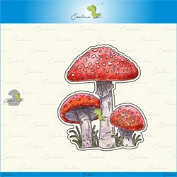 Toadstool grzyby metalowe wykrojniki 2021 nowe formy diy papier do scrapbookingu Making die cuts crafts