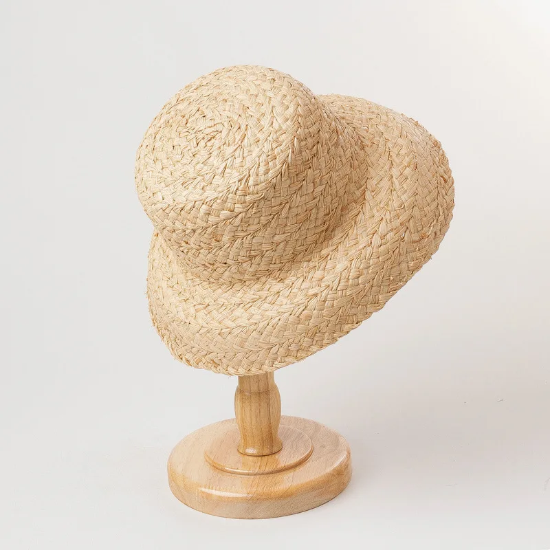 USPOP Women sun hats parent-child raffia straw hats lace-up beach hats two size