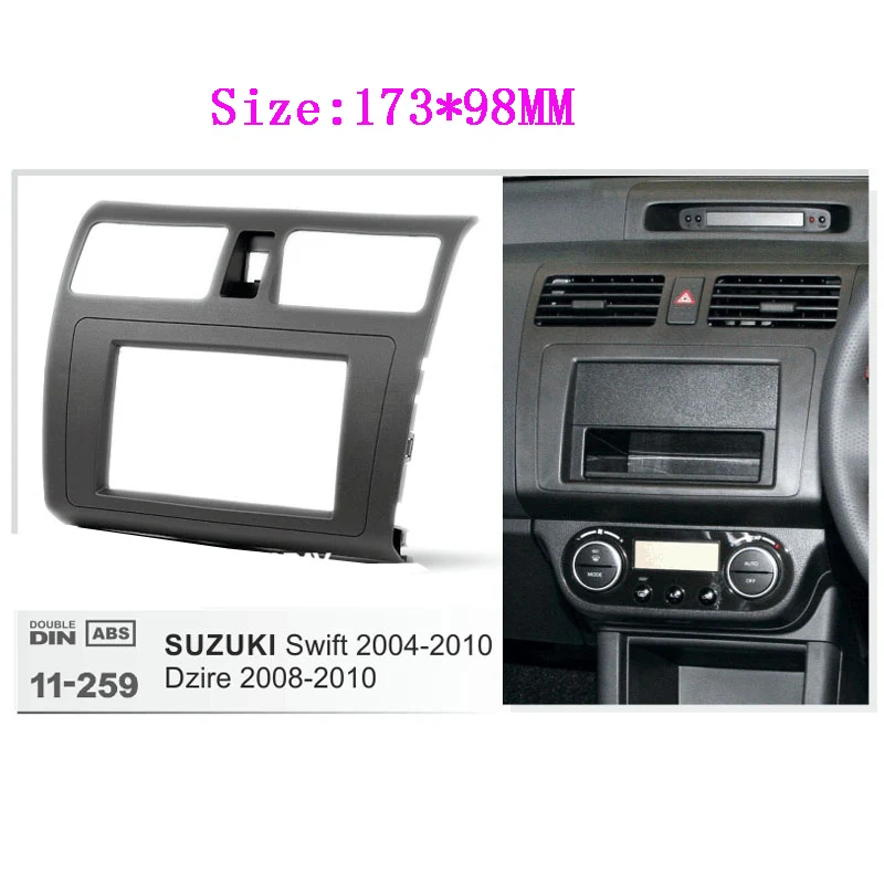 

Double 2 Din Car Radio frame Fascia for 2009 SUZUKI SWIFT Dash Mount DVD Frame Auto Stereo Adaptor