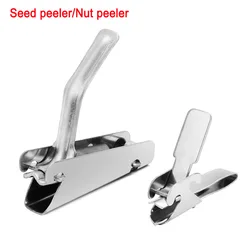 Stainless Steel Melon Seeds Opener Peeler Peanut Pistachio Shell Clamp Open Machine Kitchen Home Nutcracker Garget Accessories