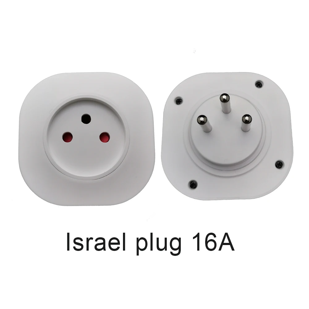 WiFi Israel socket 16A Wireless Smart Plug 220V Power Outlet Smart life APP Remote Control Compatible Alexa Google Assistant