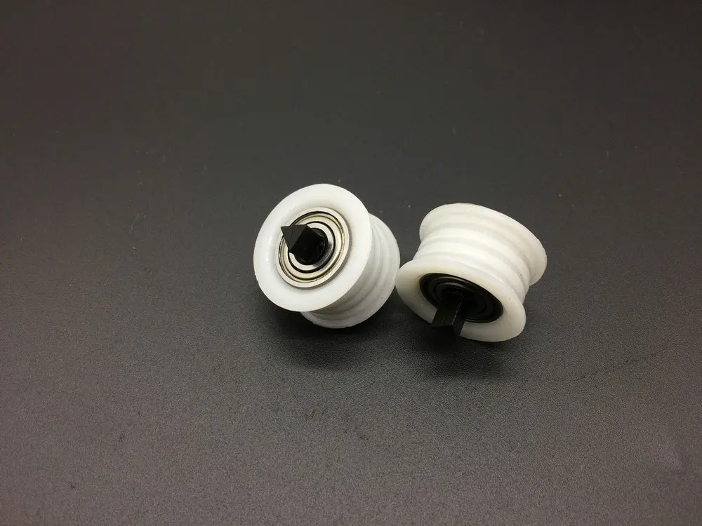 2 PC Carriage Belt Pully Belt Roller for HP Designjet 5500 5100 5000