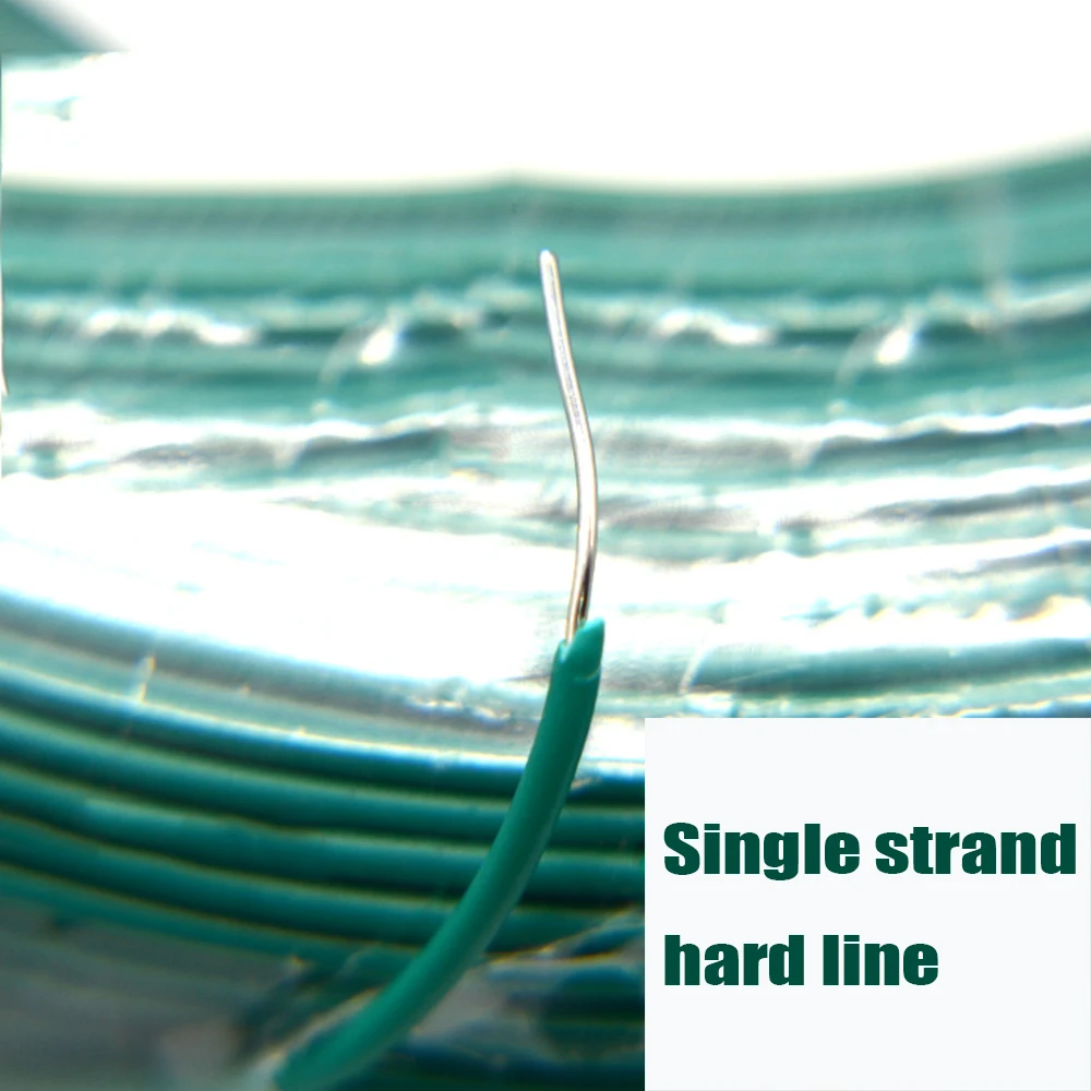 Single Strand Hard Wire BV0.12-0.5mm Square Tinned Anaerobic Pure Copper AV BV 0.2mm Red PVC Insulated Wire Electrinic Cable