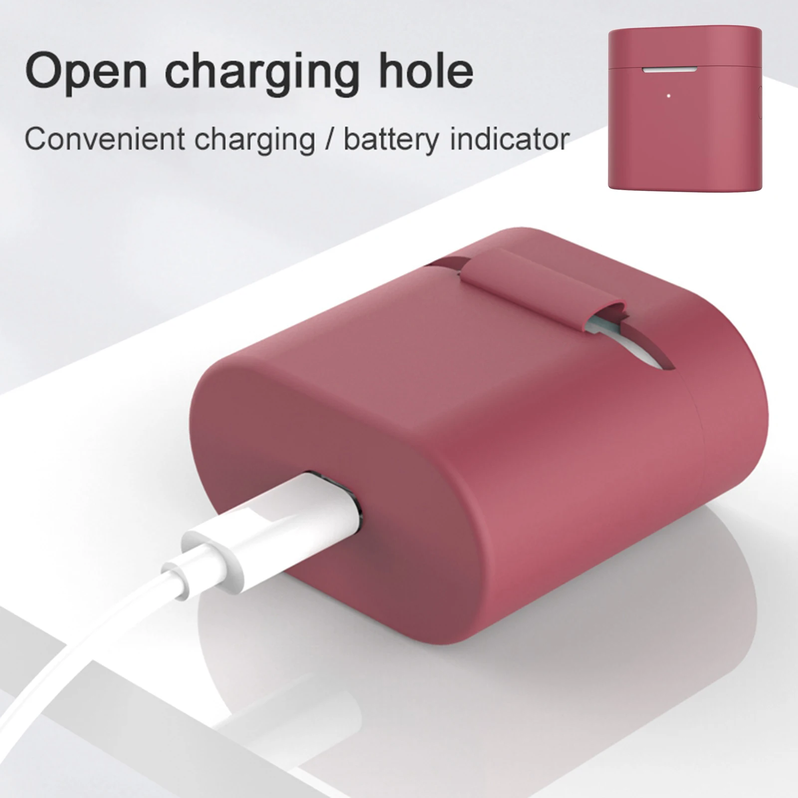 Funda de silicona suave y duradera para auriculares, cubierta de auriculares y mosquetón para Xiaomi Air2, Air2s, Air 2, 2s