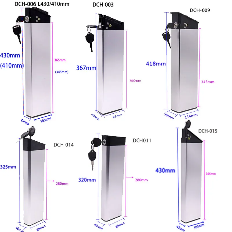 Folding eBike Battery Box DCH-003 DCH-006 DCH-009 DCH-014 DCH-015 Battery Empty Case for LO26 20LVXD30 MATE X Battery