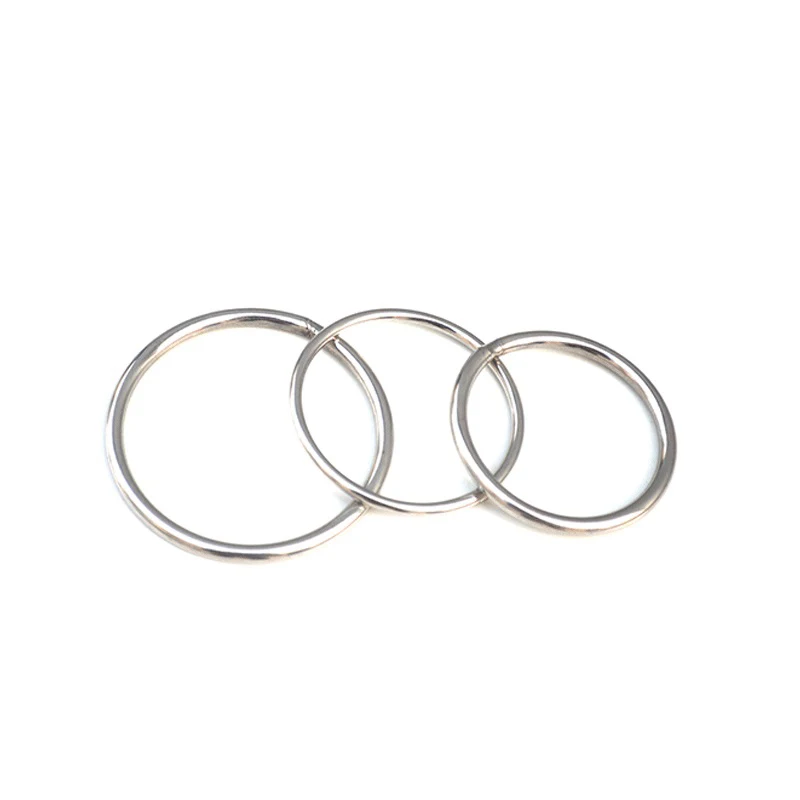 1/5/10Pcs 304 Stainless Steel Ring Welded Metal O Ring 20mm 30mm 40mm 50mm 60mm 80mm 100mm