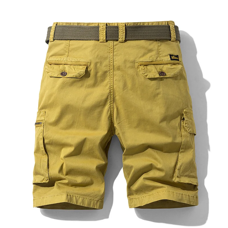 2024 Nieuwe Lente Zomer Heren Cargo Shorts Katoen Relaxed Fit Rijbroek Bermuda Casual Korte Broek Kleding Social Cargo Short Heren