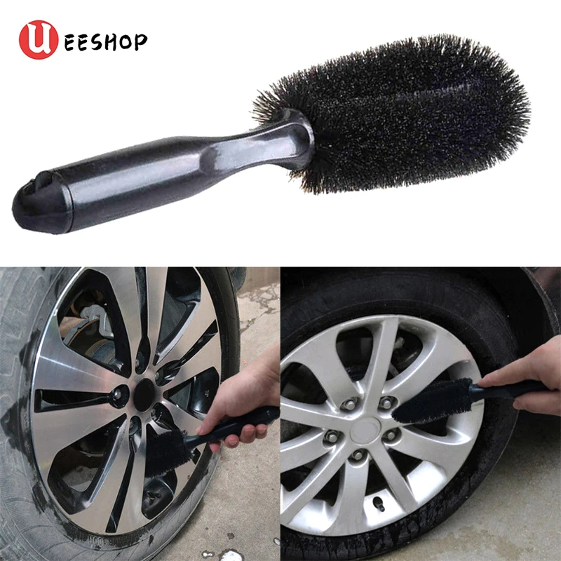 

New Car Wheel Brush Tire Rim Washing Tool Vehicle Tyre Cleaning Brushes Black Auto detailing brush Care Car Accessories Car Wash