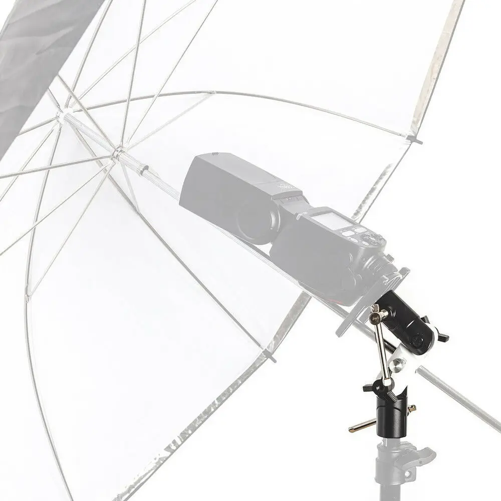 قوس مظلة فلاش على شكل U ، حامل مظلة 360 درجة لكانون نيكون فلاش Speedlite ، جديد