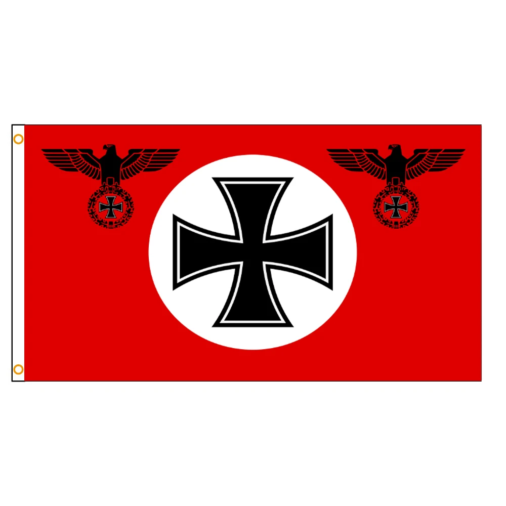 90x150cm German Empire Reich Eagle Iron Cross Flag