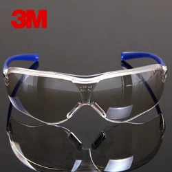 3M 10436 okulary ochronne Anti-shock szkło PC gogle Anti-splash Anti-UV wiatroszczelna jazda okulary ochronne okulary robocze