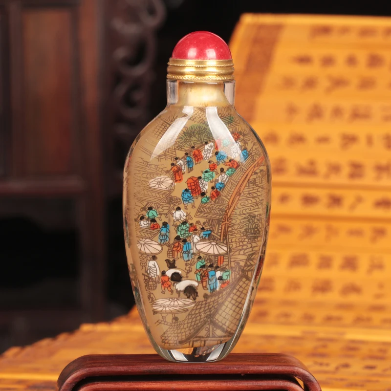 Snuff bottle paintings, featured handicrafts, gifts, ornaments, collections, gifts, and birthday gifts