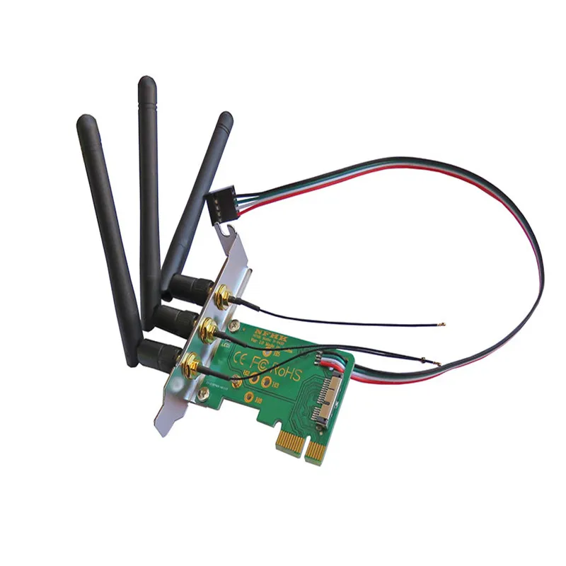 

Half-height bracket BCM94360CS WIFI wireless network card to PCIe x1 adapter card adapter