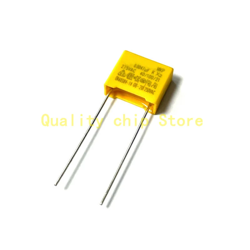 Capacitor x2 série 275v 275vac, 0.001uf ~ 1uf, capacitor de filme de polipropileno novo 10nf 100nf 150nf 220nf 680nf 470nf 0.22uf 0.47uf