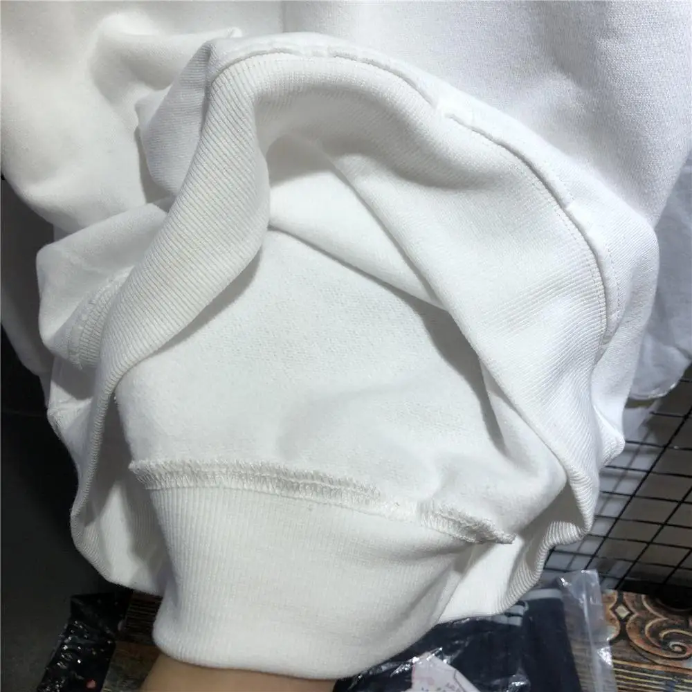 Season 6 Calabasas Sweatshirts Men Women Calabasas Sleeve Logo Hoodies Kanye West Hoodies Black White Red Cotton Inside Tag 5