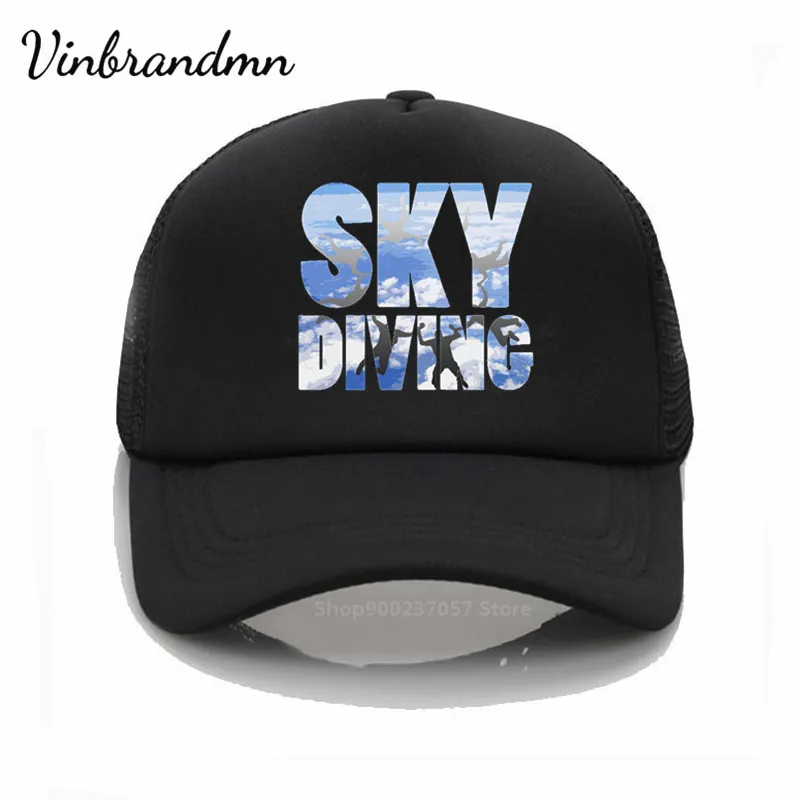 Fashion Brands The latest Skydiver Skydiving Parachuting printing cap men and women baseball cap outdoor sun hat summer sun hats