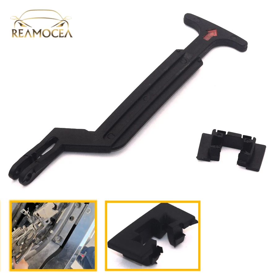 Reamocea 3B0823593 Bonnet Hood Pull Catch Lock Release Handle Opener Fit For VW Passat B5 B5.5 1998-2000 2001 2002 2003 2004