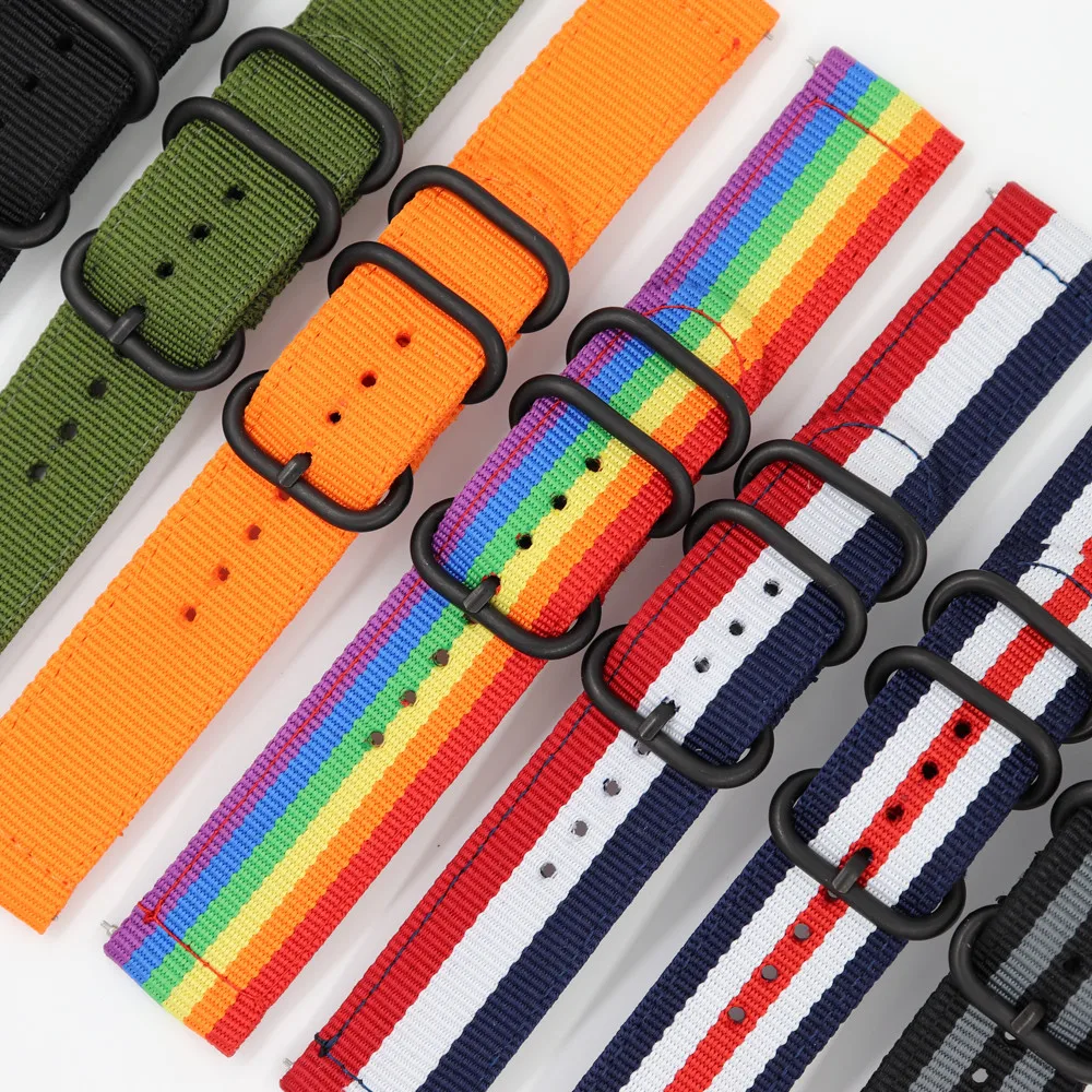 삼성 갤럭시용 손목 밴드, 20mm 22mm 42mm 46mm 액티브 2 워치밴드 스트랩 교체 밴드, 시계 팔찌, 화웨이 시계 벨트