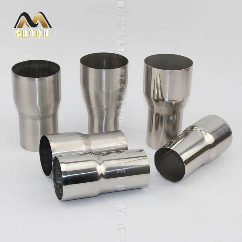 Car accessories 304 stainless steel reducer 57mm to 76mm stainless steel reducer exhaust pipe reducer