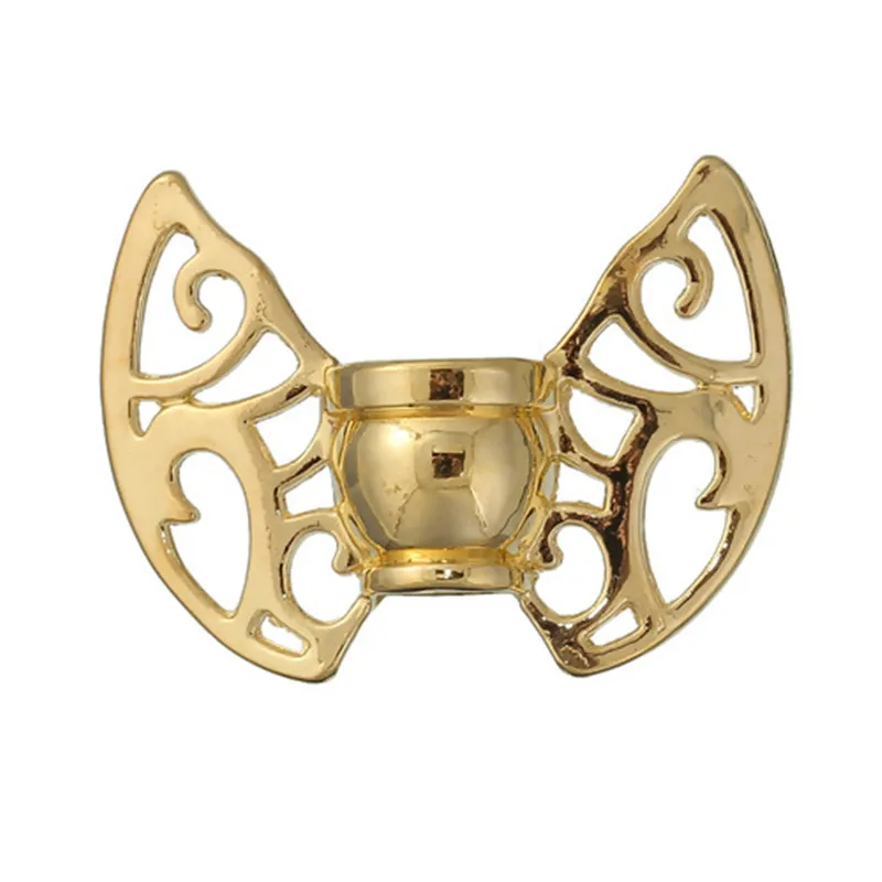 DoreenBeads Fashion Zinc Based Alloy Spacer Beads Butterfly Animal Gold Color Wing Style Jewelry DIY Findings, 3 PCs