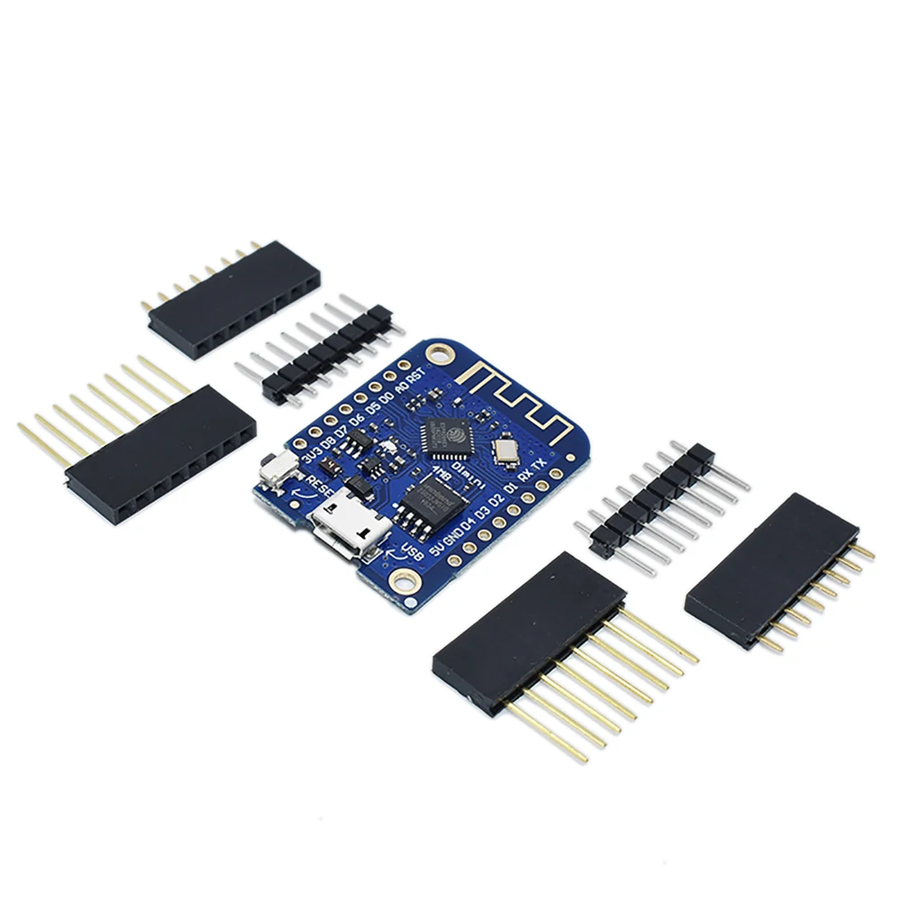 Wemos D1 Mini V3.0.0 WIFI Internet of Things Development Board Based ESP8266 CH340 CH340G 4MB For Arduino Nodemcu V2 MicroPython