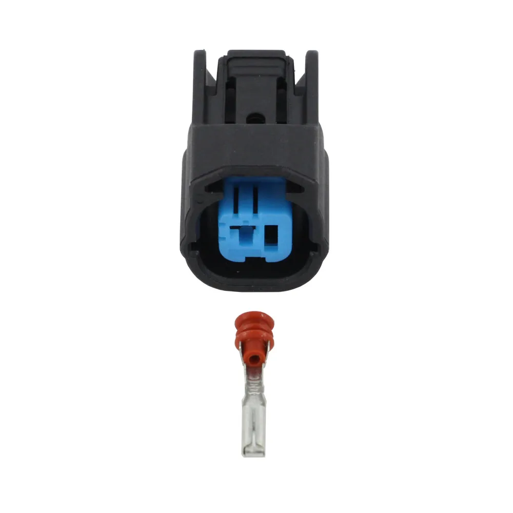 5 Sets 1 Pin 6189-0591 Female Knock Sensor Horn Automotive Connector with Terminal DJ7017Y-2-21