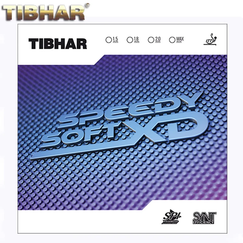 TIBHAR SPEEDY SOFT XD Pimples Out Table Tennis Rubber Raw Tensor Ping Pong Rubber with Sponge Max Made in Japan