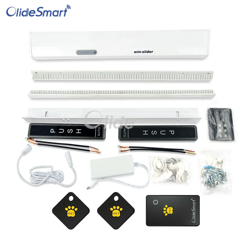 

Olide Smart Household Automatic Sliding Door Opener for Pets, Non-contact Slide Type Door Operator